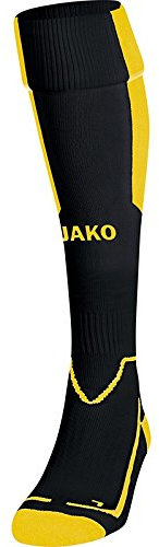 JAKO Stutzenstrumpf Lazio, Größe:5 (43-46), Farbe:schwarz/Citro