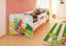 Best For Kids Kinderbett MIT RAUSFALLSCHUTZ UND MIT 10 cm MATRATZE TÜV Zertifiziert SUPER Auswahl 5 GRÖßEN (90x180, Lokomotive)