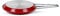 Zanetti, Padella Girafrittata Doppia Modello Adriatica, Padella Doppia Antiaderente Diametro 26 cm, Colore Rosso, Made in Italy