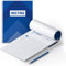 itenga Stripes Design-Notizblock 2er-Set (Meeting (DIN A4) Besprechungsprotokoll)