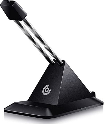 CASETHRONE ABell Mouse Bungee V2 - Gestione cavi per mouse da gioco, dispositivo Bungee V2 per giochi Esports FPS (nero)