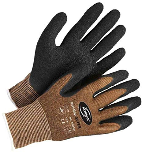 Korsar 12 Paar KORI-GRIP SUPER braun Größe 10