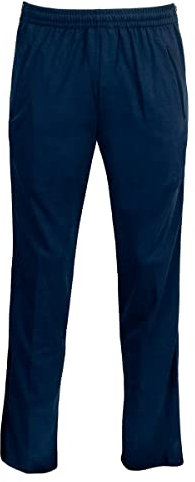 hajo Damen Jogginghose Funktions-Rehahose mit Reißverschluß am Hosenbein, Farbe:Marine (609), Größe:40