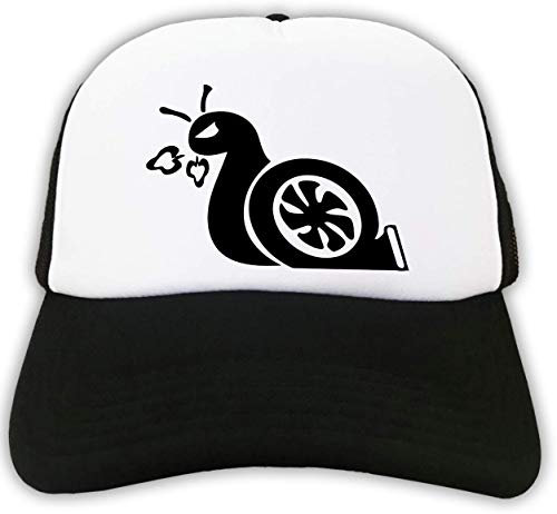 Drag Racing Turbo Snail Funny Drivers Trucker Cap