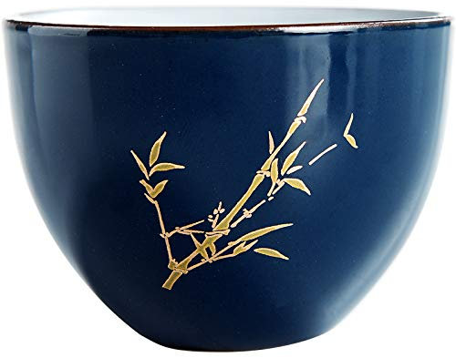 Household Ji Blue Glaze Tea Cup Handmade Personal Cup Single Cup Japanese Style Cup Water Cup Ceramic Tea Cup Tea Cup Small Tea Bowl Handmade Tea Set Saucer