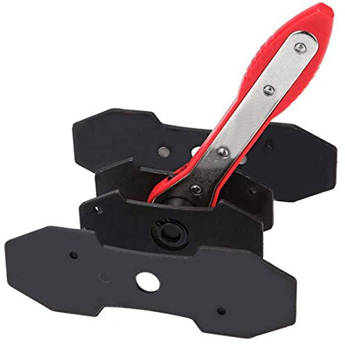 JOJOY LUX Brake Caliper Press Tools, 360 Degree Automotive Swing Ratchet Expander Wrench Brake Pad Spreader Tool with Extra 2PCS Large Plates for Single Twin Quad Sextuplet Piston Disc Brake Caliper