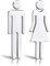 FGXY 2er Set WC Schilder Selbstklebend, Toilettenschild, Türschild Set für Toilette, WC Schild Edelstahl, Toilettenschilder Aufkleber, für Toilette Mann und Frau Piktogramm