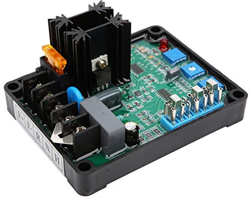 Módulo Regulador de Voltaje Automático, Estabilizador de Módulo AVR de Excitación sin Escobillas Compatible con GAVR-8a para Generador Universal sin Escobillas