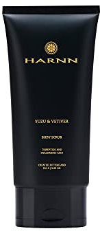 NATÜRLICHES KÖRPERPEELING ULTRA LIFTING + TRIPETIDE, +8 HYALURONSÄUREN, RETINOL & NIACINAMID I HARNN YUZU & VETIVER COLLECTION, mehr Konturen, straffer, sanfter & glatter, 150G
