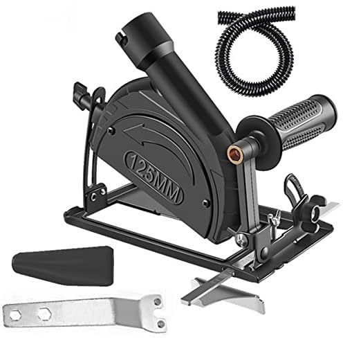 Angle Grinder Holder, Angle Grinder Bracket, 45°Adjustable Angle Grinder Stand, Dust Free Angle Grinder Machine Base, Hand Fixed Cutter Support Cutting Machine for Angel Mill Cutting(A)