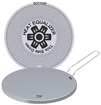 Heat Equalizer The Heat Diffuser for Gas Stove & Electric Stove - Aluminum & Copper Alloy, Hot Plate & Stove Burner Cover, Ring Plate Cover - (NC) 8.00 inch