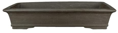 Rechteckige Bonsaischale aus Steinzeug 90,5 x 37 x 17,5 cm - L74b