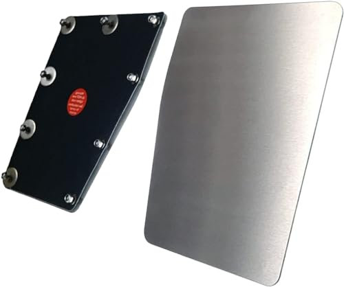 Sussex Installations FOR3-OSL-EXT-001 Brushed stainless Repair/security shield compatible with Ford Custom (2013-2023) van - right side/offside loading door.