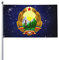 Wappen von Rumänien Flagge 3 x 5 Ft – UV-beständig – Garten Yard Flag Outdoor Flag mit Ösen