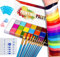 Visage Corps Peinture,Palette de Maquillage pour Enfants,20 Couleurs Peinture à l'huile Pro Flash Tatouage Palette,Body Painting,Sûr,Non Toxique,Kit Corporelle Halloween,Noël,Soirées