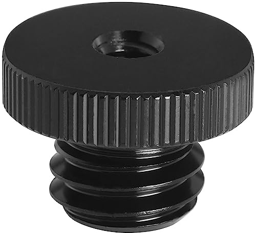 1/4 to 5/8 Screw Tripod Adapter LUORNG 5/8 Inch Male to 1/4 Inch Female Threaded Screw Adapter for Tripod Laser Level Adapter, Black