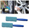 JNNJ 2Pcs Mikrofaser-Radreifen-FelgenbüRste, Premium schonende Felgenreiniger Bürste für Felgen Alufelgen, Hochwertigerkratzfreier FelgenbüRste für Moto LKW SUV(Blau)