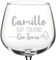 Wanapix | Verre Gin Tonic Personnalisable avec Nom | Verre Ballon/Cocktail | Cristal Gravé au Laser | Lavable au Lave-vaisselle | 70cl | Boit Toujours