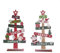 XINYIN Weihnachtsschmuck aus Holz, für den Innenbereich, Zuhause, Geschäfte, Dekorationen, Holz, Weihnachtsdekorationen
