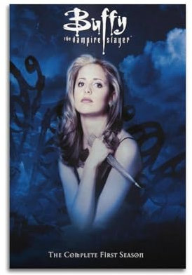 VZRSQZK Poster, Motiv: Buffy The Vampire Slayer, TV-Serie, dekoratives Gemälde, Leinwand-Wandposter und Kunstdruck, modernes Familienschlafzimmer-Dekor-Poster, 20 x 30 cm