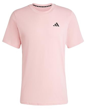 adidas Homme Train Essentials Feelready Training Tee, Semi Pink Spark/Black, S