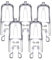 Lampadina Alogena G9, Lampadine a Capsula G9 per Lampade, Lampada Alogena Capsula Trasparente, Dimmerabile Lampada Alogena da Forno, per Microonde, Lampada di Cera, 350lm, 230V, 5 Pezzi (40 W)