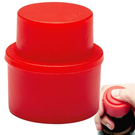 DASHIELL Bottle Pump Cap, Soda Fizz Keeper Type Beverage Bottle Covers Stoppers Soda Fizzy Drink Type Saver Lid Manual Inflation Bottle Stopper Stopper Vacuum Carbonated Pressure Cap For Camping