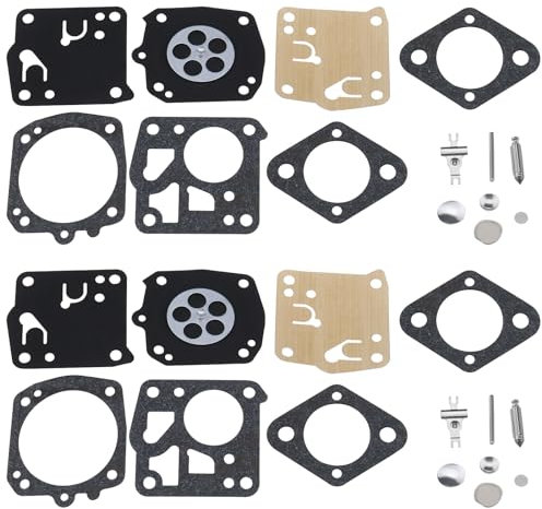 YINETTECH Kit di revisione carburatore per motosega compatibile con Tillotson RK-23HS RK-17HS Compatibile con Husqvarna 61 266 268 272XP 281 181 Compatibile con Jonsered 625 630