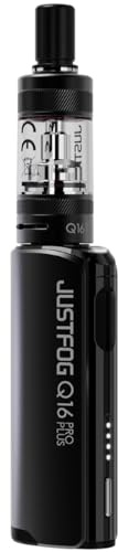JustFog Q16 Pro Plus 1500mAh E-Zigarette Kit Nikotinfrei Farbe Schwarz