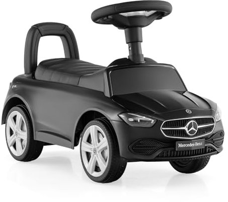 SOARS Kinder Rutschauto, Rutschfahrzeug mit Lenkrad, Sound, Stauraum, Spielzeugauto Jungen & Mädchen für Kinder ab 1 Jahr, ‎65 x 28 x 38 cm (Schwarz)