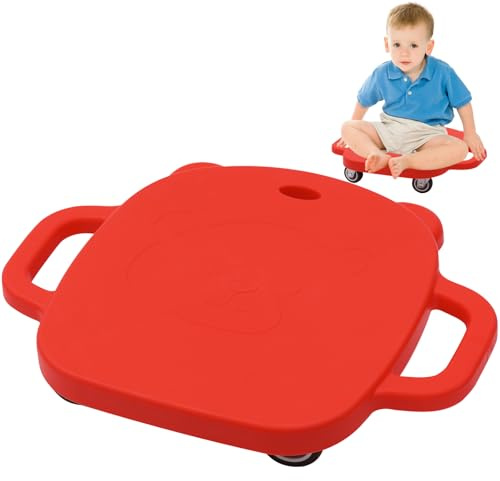 Kinder Balance Board Scooter mit Griffen,Rollbrett mit Lenkrollen,Fördern Motorik & Koordination,Balance Spielzeug ab 3 Jahre,Ideal für Kindersport und Bewegungsspiele