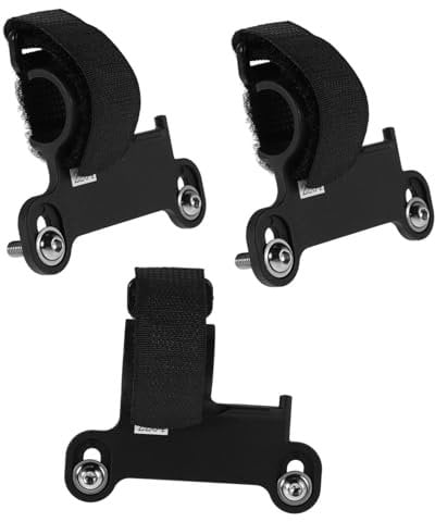 CLISPEED Portable Bike Pump Holder Weatherproof Nylon Bracket with Straps for Secure Pump Mounting Compact Sturdy Design for Road Mountain Cycling