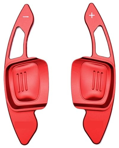 2 Pezzi Paddle Cambio Volante Dell'Auto Sostituzione per Volkswagen Golf 8 MK8 GTI RLine Tigua Viloran CC Touareg Tayron Multivan Pasat Sharan, Durevole Paletta Cambio Volante In Alluminio Decorazione
