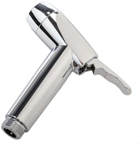 Tragbarer Sprüher, 1 x Multifunktions-WC-Dusche, Bidet-Düse mit Druckspülung und Zwei-Modus-Spray für Frauen, einfache Hygiene-Reinigung für Badezimmer (Silber)