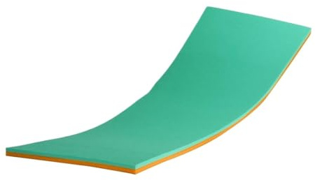 Colchón Flotante para Mar Colchoneta Flotante de Espuma Enrollable for Piscina, Lago, Playa, Verano, Deportes acuáticos(Green 110x40x2.2cm)