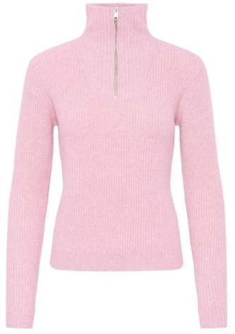 OXMO OXMolara Damen Pullover Feinstrickpullover Troyer