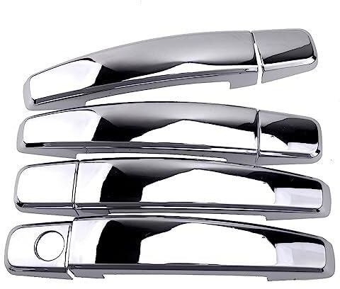 CBCLOPKLCU 1 Set Car Door Handle Exterior Cover Trim for Vauxhall Antara, for Insignia, Meriva, Zafira & for Opel Exterior Door Handle