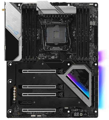SIMPLETEK - Placa base Enthusiast ATX - LGA2066 chipset X299 DDR4 PCIe | 8x DIMM, Quad Channel, M.2 PCIe Gen3, SATA 6Gb/s, USB 3.2, LAN 2.5G, WiFi 6, BT 5.2, Audio 7.1, RAID, UEFI