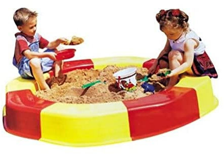 Simba 107148775 - Sandkasten, inklusive Plane, ca. 150 cm