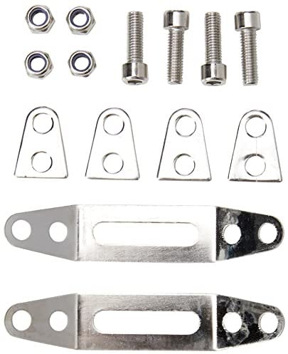 Tubus /Racktime Schellen-Adapter (Set), Ausführung:Silber (für Ø 21-22 mm)