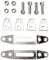 Tubus /Racktime Schellen-Adapter (Set), Ausführung:Silber (für Ø 21-22 mm)