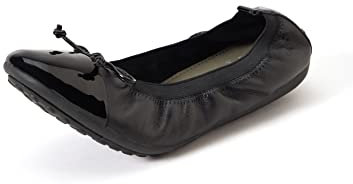 Geox Fille J Piuma Bal.F Ballerines, Black, 38 EU