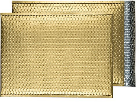 Blake Purely Packaging MTMG450 Farbige Luftpolstertaschen Matt Haftklebung Metallisch Gold C3 450 x 324 mm | 50 Stück