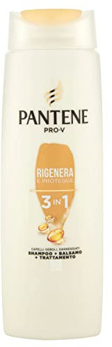 Pantene Pro-V Rigenera e Protegge 3 in 1, Shampoo + Balsamo + Trattamento, 225 ml