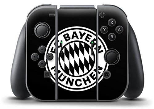 DeinDesign Skin kompatibel mit Nintendo Switch Controller Folie Sticker Offizielles Lizenzprodukt FCB FC Bayern München