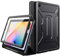 MoKo Case Fit Samsung Galaxy Tab S6 Lite 10.4 2022 (SM-P613/P619) & 2020 (SM-P610/P615), [Built-in Screen Protector] Full-Body Trifold Stand Cover Case with Auto Sleep/Wake & Pencil Holder - Black