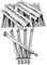 BBQration Edelstahl-Ersatz-Set für Broil King 9635-84, 5er-Pack 15 7/8 Zoll Heizplatten Schild und 15 13/16 Zoll Rohr-in-Tube Brenner Ersatz für Broil King Baron 9615-54, 9235-27 und M Erz