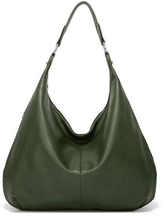 BUKESIYI Femme Sac a main Petit Sacs épaule Sacs bandoulière Faux Cuir Marque FR77253 Vert