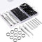 306 Pièces Accessoires Cheveux, 50 Bobby Pince, 50 U Épingle à Cheveux, 200 mini Elastiques à Cheveux et 6 Pince à Cheveux Crocodile pour Femmes Filles Coiffure et Maquillage