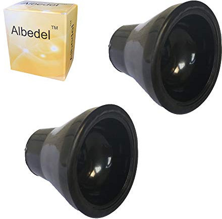 Albedel 2 PCs Tee Golf Ball Retriever Sucker Grabber Suction Cup Pick Up Back Saver Put On Putter Grip